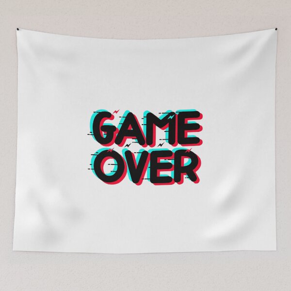 Item preview, Game over designed and sold by ShopMaxiDesigns.