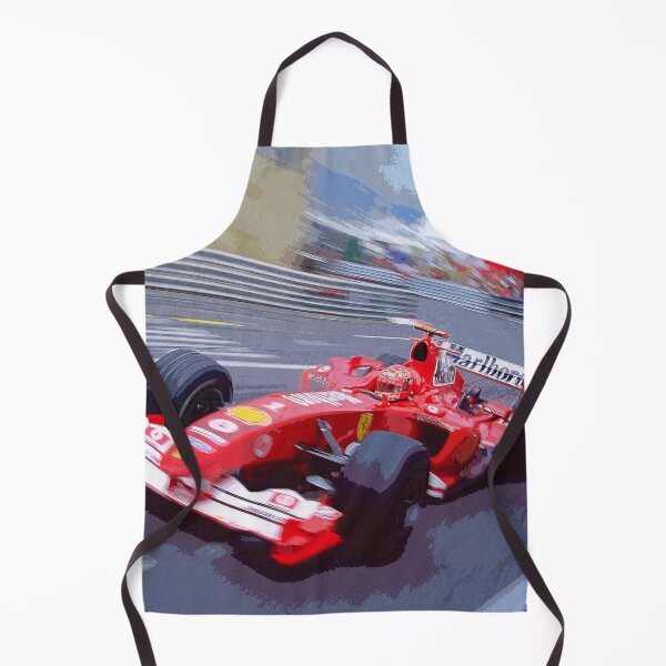Item preview, Michael Schumacher racing his 2004 F1 car into the tunnel watercolor designed and sold by Rodissimus1984.