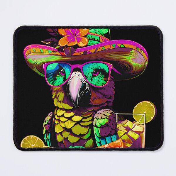 Item preview, Fabulous Parrot Summer Vibes Sunglasses Refreshing Lime Cocktails designed and sold by MindWave THC.