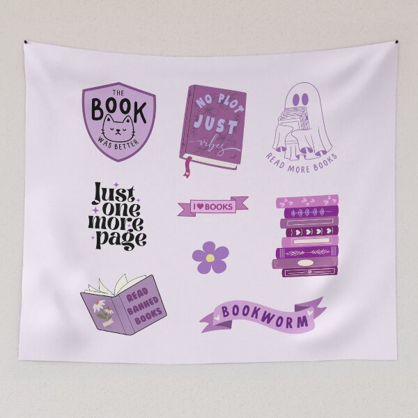 Item preview, Purple Bookish Pack designed and sold by Neadoodles.