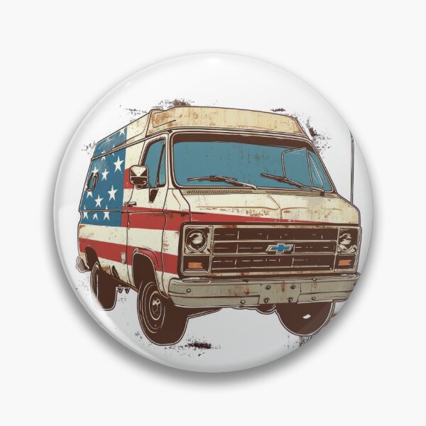 Item preview, Vintage Chevy Van designed and sold by Gearhead-VP.