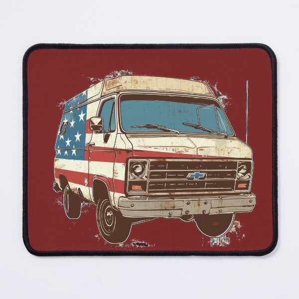 Item preview, Vintage Chevy Van designed and sold by Gearhead-VP.