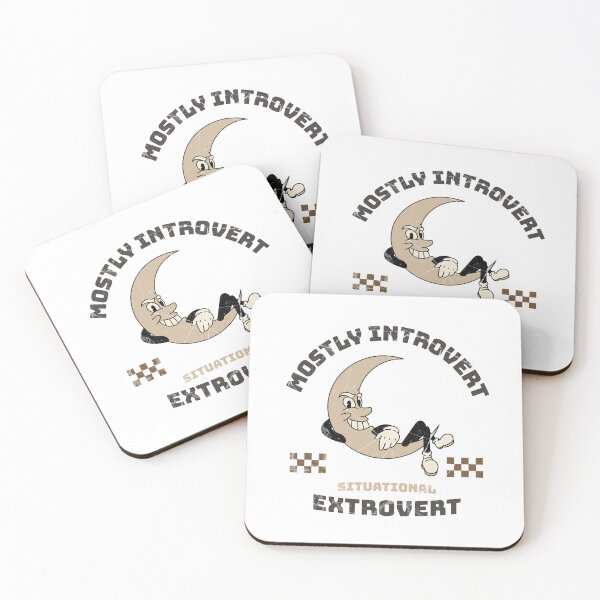 Item preview, Mostly introvert ,situational extrovert, funny quote designed and sold by Radgraphic.