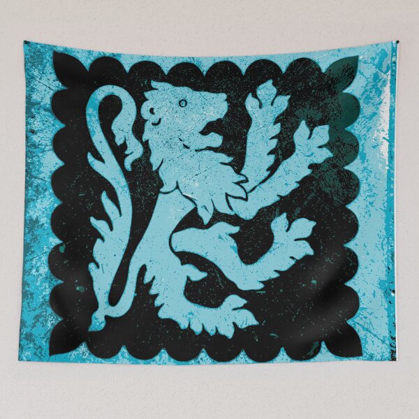 Item preview, Medieval lion in light blue designed and sold by SpectraScope.