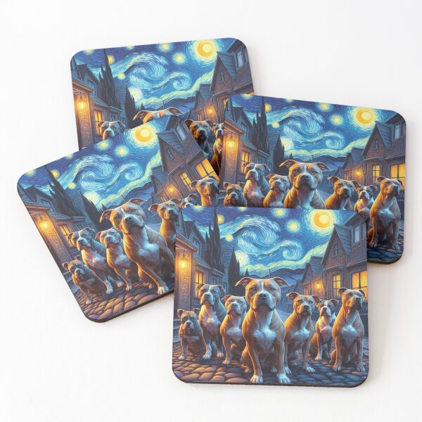 Item preview, Pitbulls Starry Night designed and sold by 123ks.