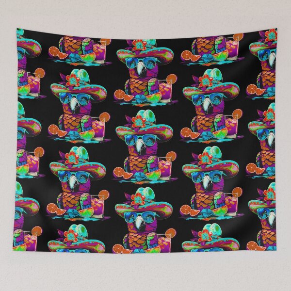 Item preview, Fabulous Parrot Summer Vibes Sunglasses Refreshing Lime Cocktails designed and sold by MindWave THC.