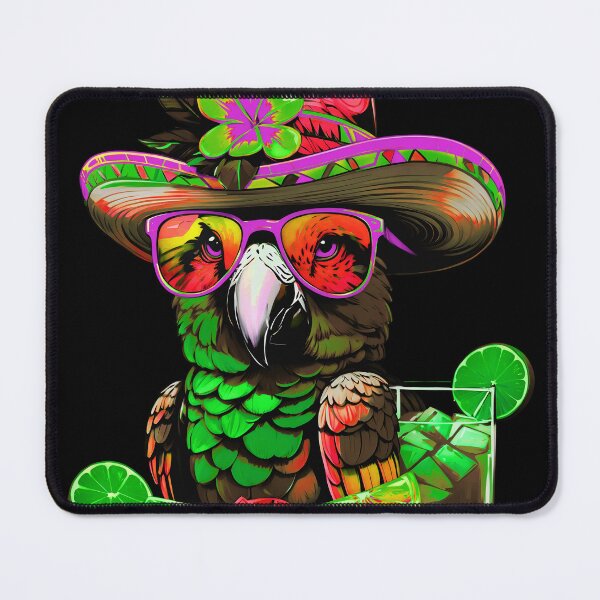 Item preview, Fabulous Parrot Summer Vibes Sunglasses Refreshing Lime Cocktails designed and sold by MindWave THC.