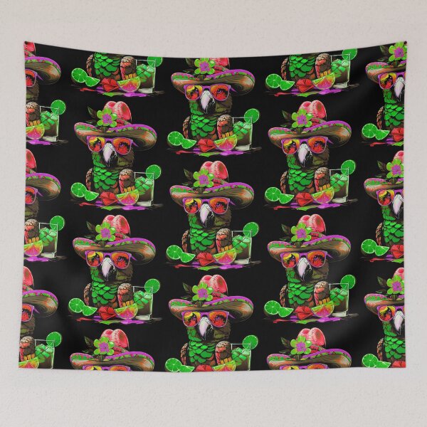 Item preview, Fabulous Parrot Summer Vibes Sunglasses Refreshing Lime Cocktails designed and sold by MindWave THC.
