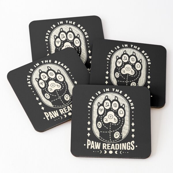 Item preview, Paw Readings Palmistry - Kawaii Krypt designed and sold by KawaiiKrypt.