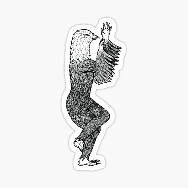 Eagle Pose / Garudasana Sticker