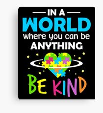 Be Kind Canvas Print