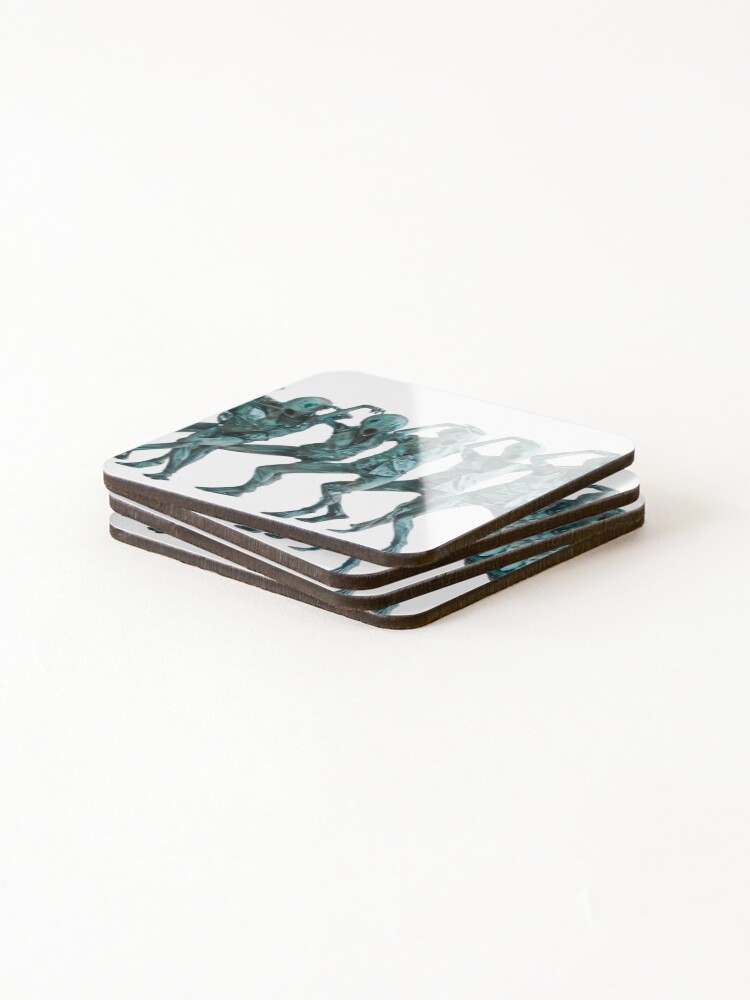 Thumbnail 4 of 5, Coasters (Set of 4), The Ciphering designed and sold by RENcraft.