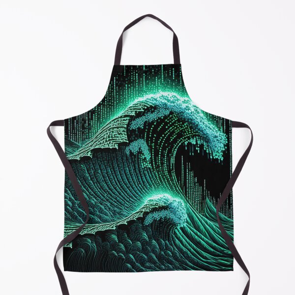 Item preview, The Great Wave of Kanagawa Version/4 designed and sold by Synthwave Poem.
