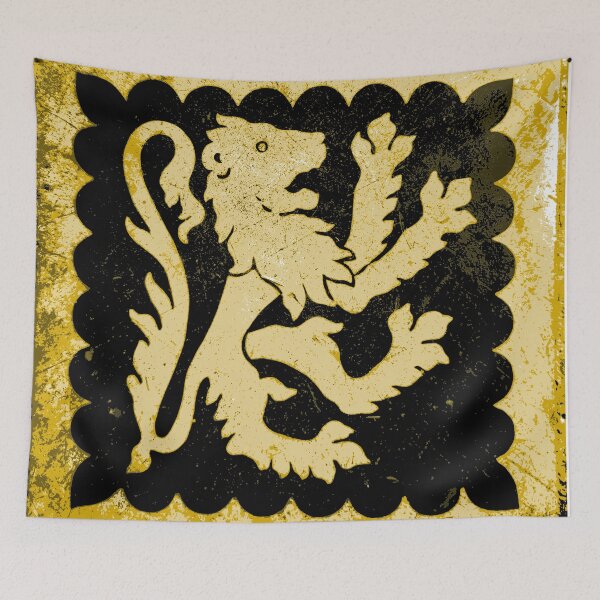 Item preview, Medieval lion in yellow designed and sold by SpectraScope.