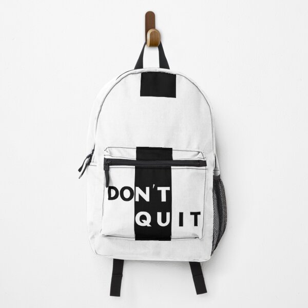 Item preview, Don't Quit white background designed and sold by Leonardo Davinci.