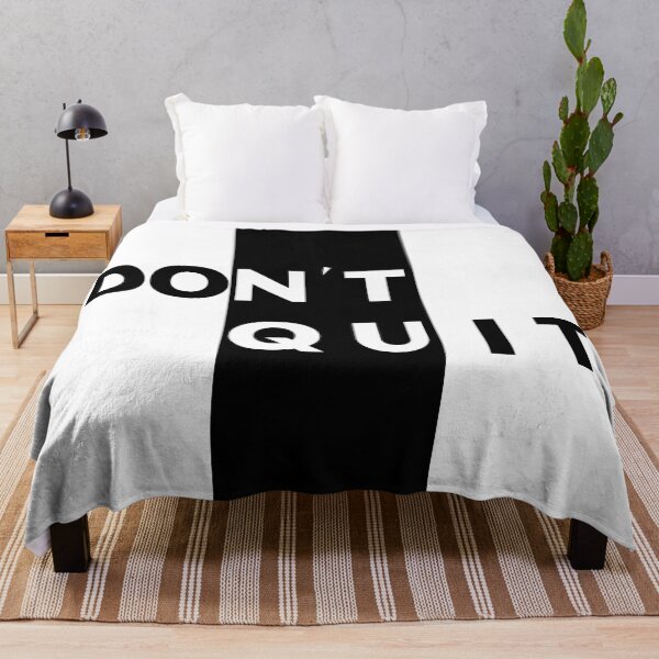 Item preview, Don't Quit white background designed and sold by Leonardo  Davinci.