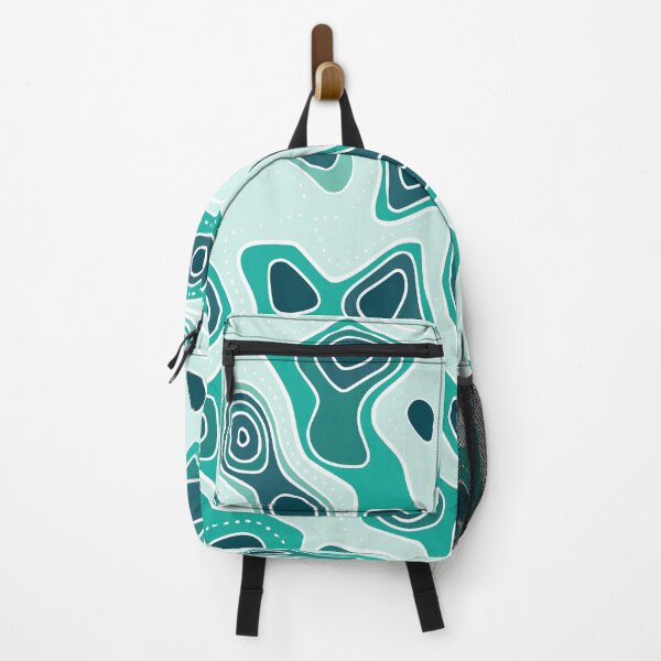 Item preview, Blue Abstract Pattern of Ocean Depth Map designed and sold by kapotka.