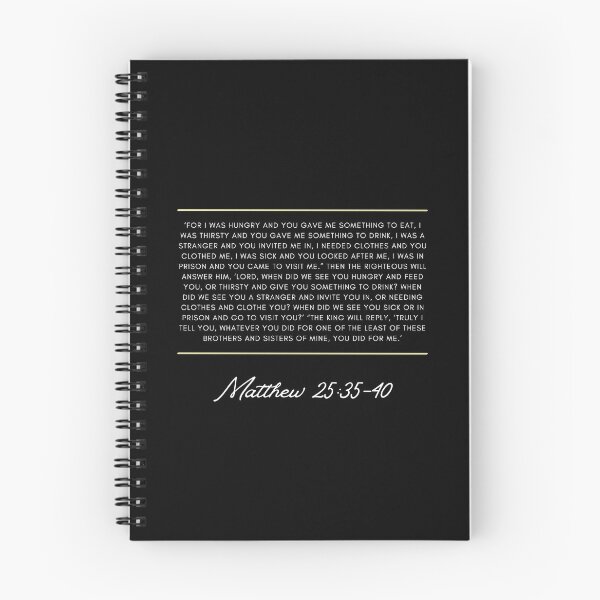 Item preview, Verse Matthew 25:35-40 designed and sold by TheBibleWords.
