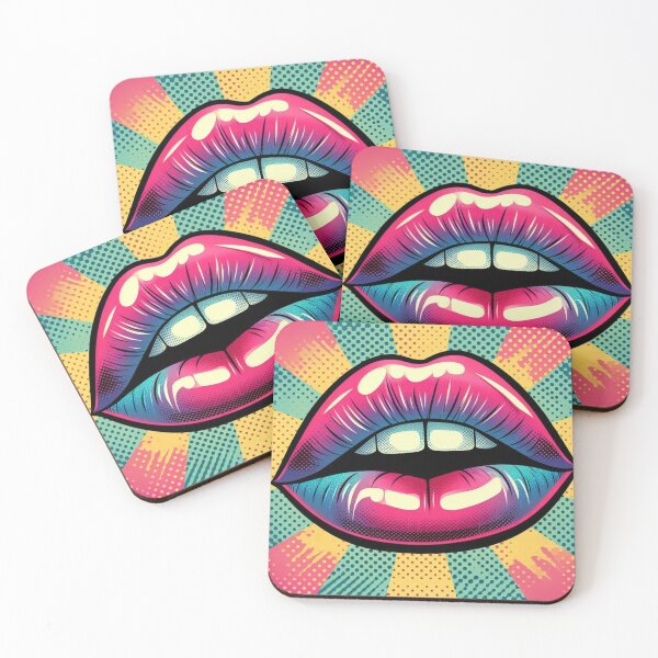 Item preview, Pop Art Pout: Vibrant Lips in Full Color designed and sold by StickerStudio27.