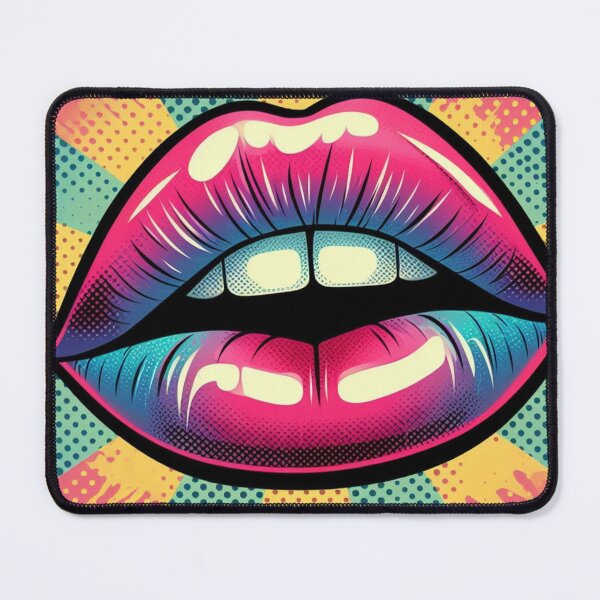 Item preview, Pop Art Pout: Vibrant Lips in Full Color designed and sold by StickerStudio27.