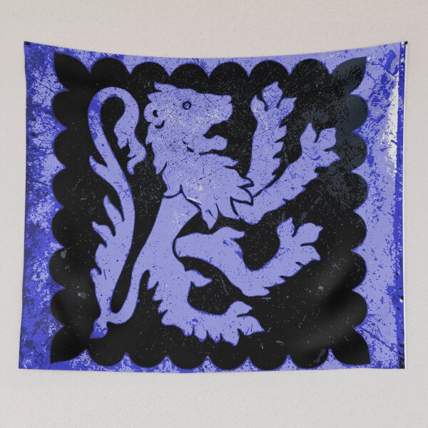 Item preview, Medieval lion in blue designed and sold by SpectraScope.