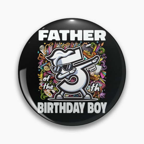 Item preview, Father of Dabbing Artists Kids Art 5th Birthday designed and sold by Jungle Hub.