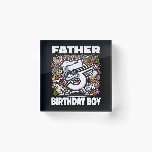 Item preview, Father of Dabbing Artists Kids Art 5th Birthday designed and sold by Jungle Hub.
