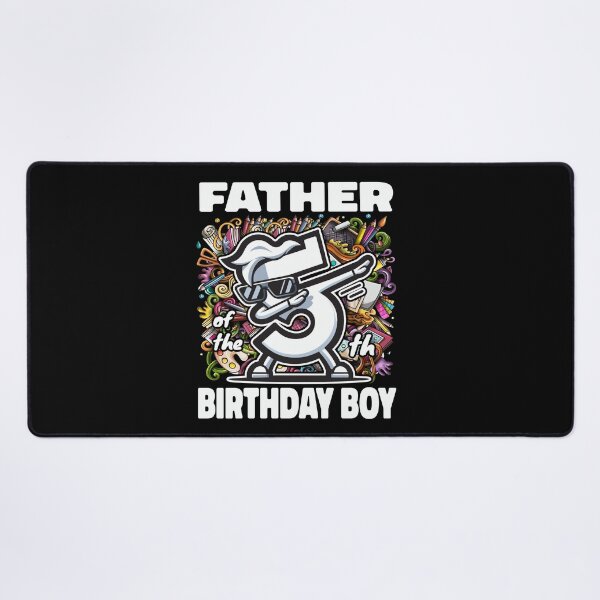 Item preview, Father of Dabbing Artists Kids Art 5th Birthday designed and sold by Jungle Hub.