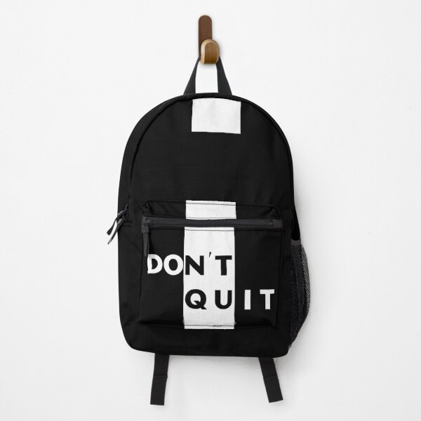 Item preview, Don't Quit black background designed and sold by Leonardo Davinci.