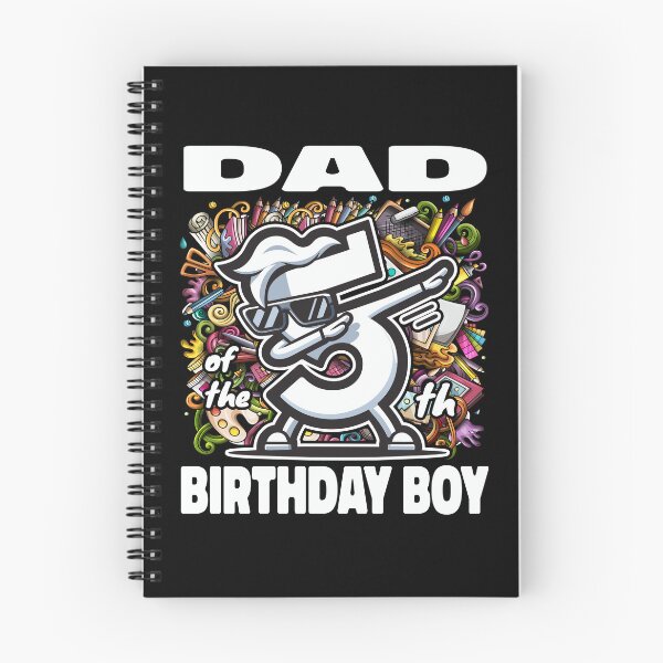 Item preview, Dad Dabbing Artists Kids Art 5th Birthday Boy designed and sold by Jungle Hub.