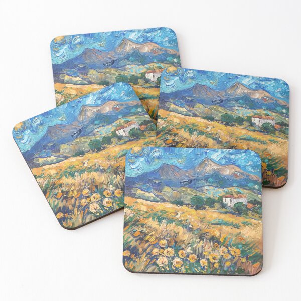 Item preview, Paisaje armenio | Pintura al estilo de Vincent van Gogh. designed and sold by ComicsFactory.