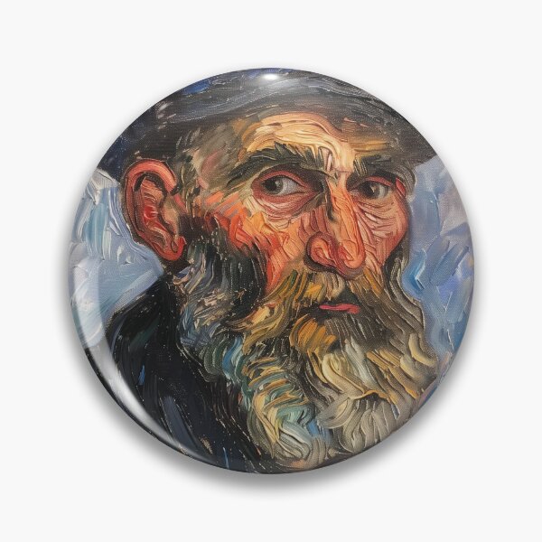 Item preview, Armenian man | Painting in the style of Vincent van Gogh designed and sold by ComicsFactory.