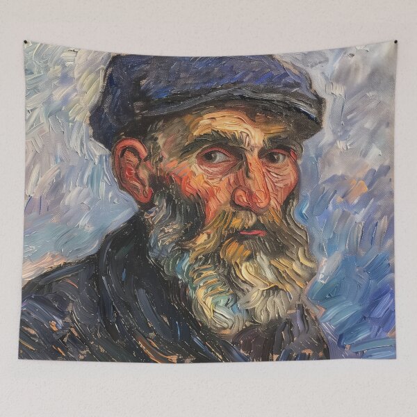 Item preview, Armenian man | Painting in the style of Vincent van Gogh designed and sold by ComicsFactory.