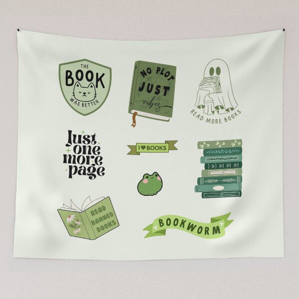 Item preview, Green Bookish Pack designed and sold by Neadoodles.