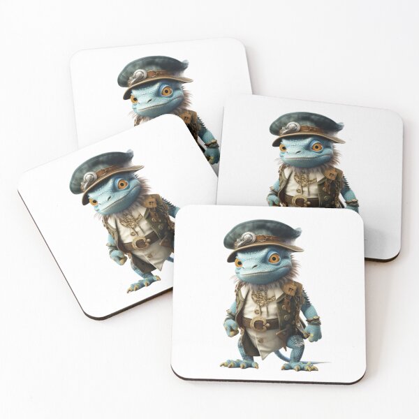 Item preview, Kawaii Cameleon Pirate designed and sold by KawaiiArtStyle.