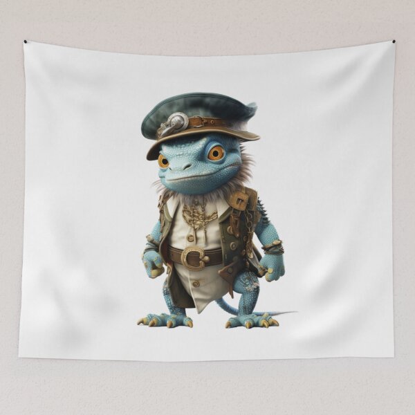 Item preview, Kawaii Cameleon Pirate designed and sold by KawaiiArtStyle.