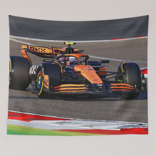 Item preview, Lando Norris compitiendo con su auto de carreras de F1 2024 designed and sold by Rodissimus1984.