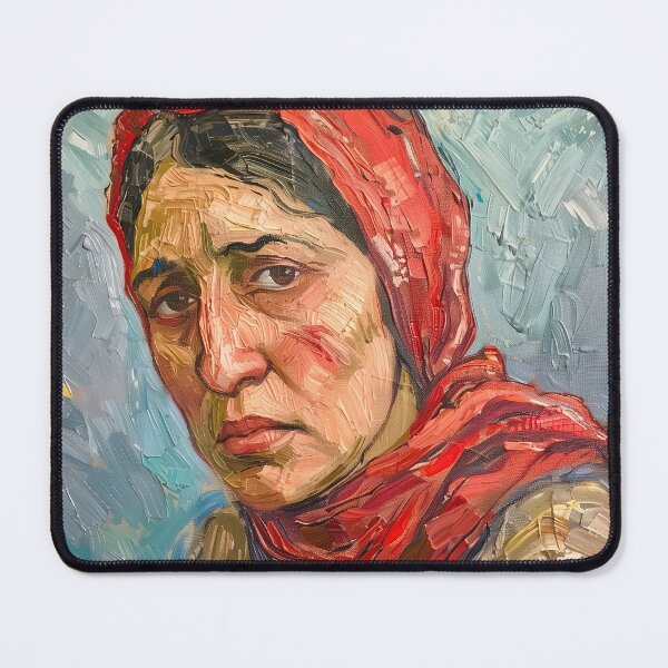 Item preview, Armenian woman  | Painting in the style of Vincent van Gogh designed and sold by ComicsFactory.