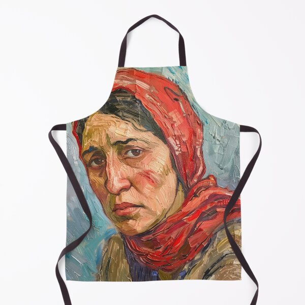 Item preview, Armenian woman | Painting in the style of Vincent van Gogh designed and sold by ComicsFactory.
