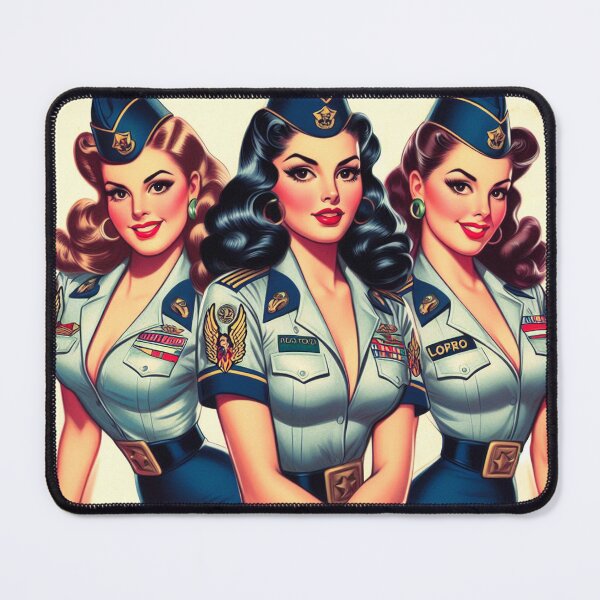 Item preview, Vintage Military Girls designed and sold by PulpVintage.