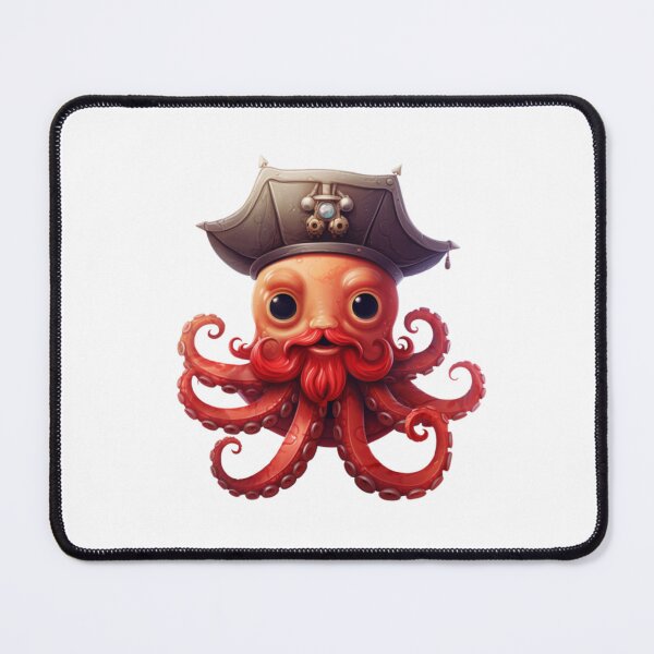 Item preview, Kawaii Octopus Pirate designed and sold by KawaiiArtStyle.