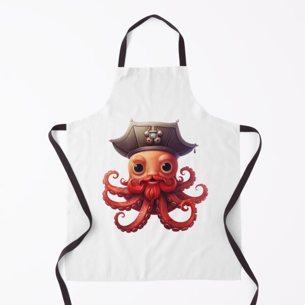 Item preview, Kawaii Octopus Pirate designed and sold by KawaiiArtStyle.