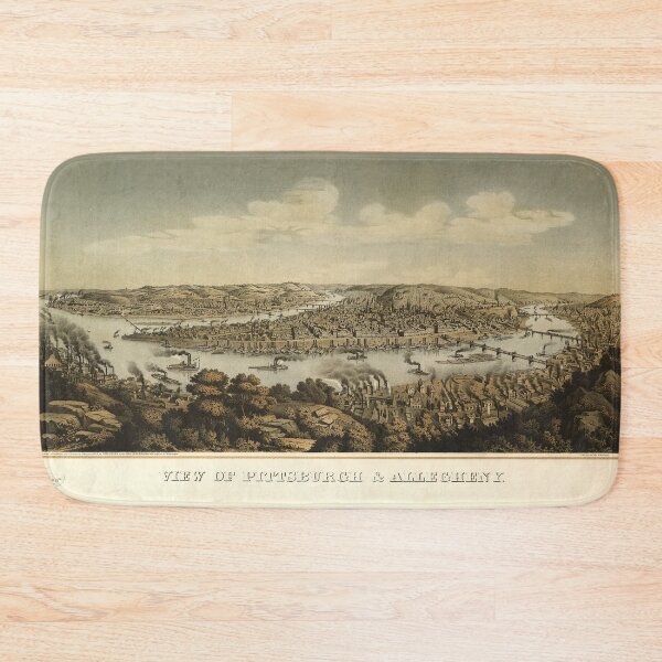 Item preview, Pittsburgh & Allegheny (1874) designed and sold by allhistory.