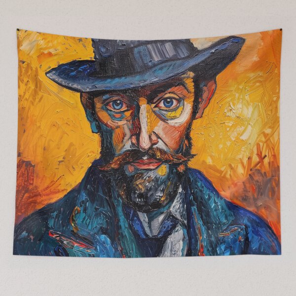 Item preview, Arsene Lupin | Painting in the style of Vincent van Gogh designed and sold by ComicsFactory.