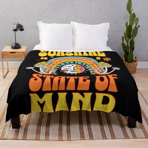 Item preview, Sunshine Is A State Of Mind - Positivity Quotes designed and sold by InkyGenies.