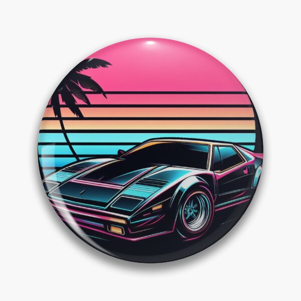 Item preview, Synthwave Sportscar designed and sold by RetroDig.