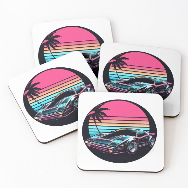 Item preview, Synthwave Sportscar designed and sold by RetroDig.