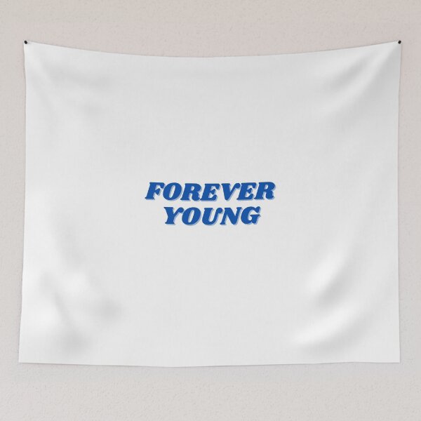 Item preview, Forever Young, blue design designed and sold by ChiWellness Shop.
