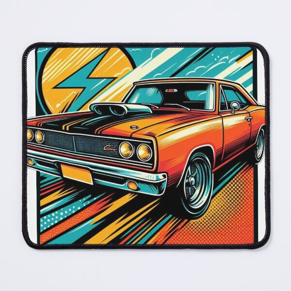 Item preview, Coche muscular de onda sintética designed and sold by RetroDig.
