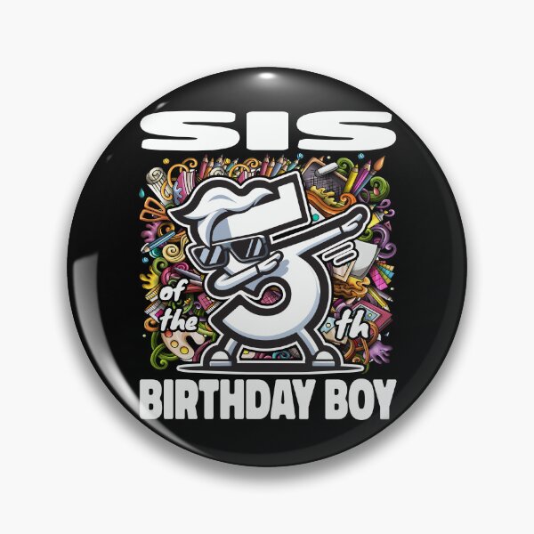Item preview, Sis Dabbing Artists Kids Art 5th Birthday Boy designed and sold by Jungle Hub.